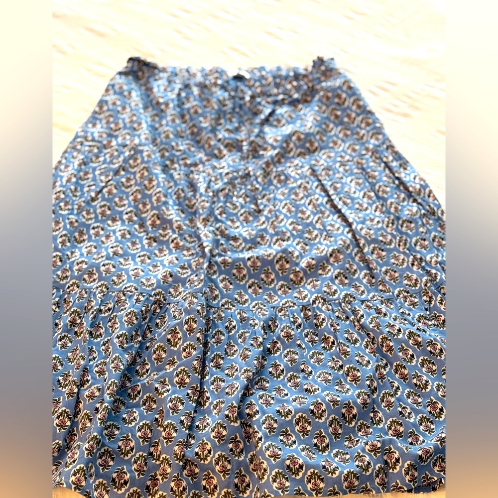 J. Crew floral Maxi skirt